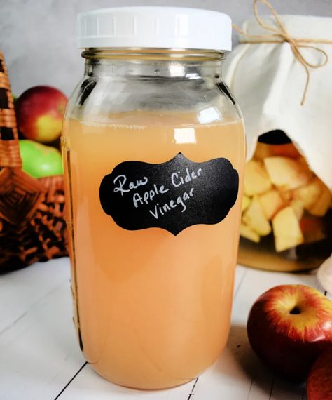 Raw apple cider vinegar bottled for Easy Homemade Fermented (Raw) Apple Cider Vinegar. Homemade Apple Cider Vinegar, Shrub Recipe, Apple Cider Vinegar Recipes, Types Of Vinegar, Free Meal Planner, Coleslaw Recipe Easy, Low Stomach Acid, Raw Apple Cider Vinegar, Apple Cider Benefits