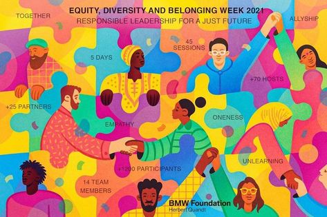 Diversity And Inclusion Illustration, Community Of Practice, Diversity Equity And Inclusion Art, Diversity Poster Design, Belonging Illustration, Diversity Graphic Design, Diversity Illustration Graphic Design, Cultural Diversity Illustration, Inclusion Illustration