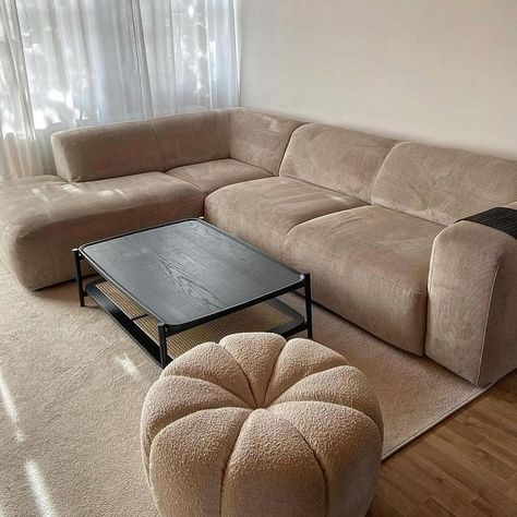 ITEM: L-shape sofa, center table, ottoman Dimension: 9ftx6ft| 3ftx2ftx16”| 20”x20”x18 Description: Light brown velvet fabric,Wenge hdf, iron , rattan and Boucle fabric Price: #420,000| #188,000| #98,000 respectively Sofa Center Table, Sofa Center, L Sofas, Dream Sofa, Shape Sofa, Table Ottoman, L Shape Sofa, Dream Sofas, Shaped Sofa