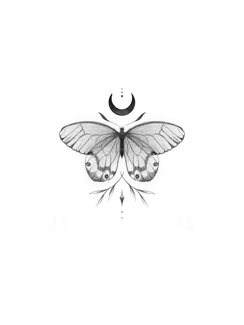 Simplistic Moth Tattoo, Dainty Moth Tattoo, Celestial Butterfly Tattoo, Tiny Moth Tattoo, Sternum Butterfly Tattoo, Sternum Tattoo Butterfly, Underboob Butterfly Tattoo, Moth And Moon Tattoo, Moon Butterfly Tattoo