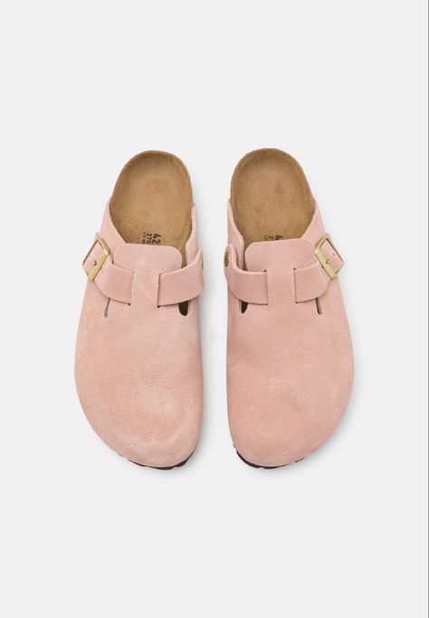 Birkenstock BOSTON UNISEX: light rose Pink Birkenstocks, Cute Uggs, Sneaker High Heels, High Heel Sneakers, Light Rose, Birkenstock Boston, Shoe Inspo, Swag Shoes, Rose Lights