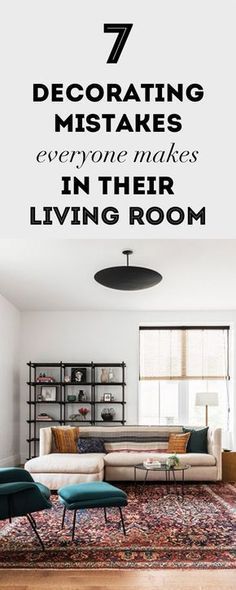 The 7 Decorating Mistakes Everyone Makes in Their Living Room Small House Remodel Before And After, Small House Remodel, Living Room Remodel, House Remodel, Room Remodeling, Design Living Room, Small Living Room, A Living Room, Small Living