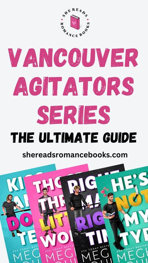 Vancouver Agitators Series by Meghan Quinn: Must-Read Hockey Romance Series – She Reads Romance Books Kiss And Don’t Tell Book Meghan Quinn, Meghan Quinn Book List, Vancouver Agitators Meghan Quinn, Meghan Quinn Books, Hockey Romance Books, Megan Quinn, Meghan Quinn, Hockey Romance, Fake Relationship