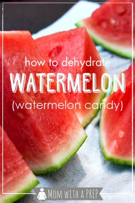 Dehydrated Watermelon| A great way to experience a condensed watermelon flavor and super healthy snack to try! Dehydrate Watermelon, Dehydrated Watermelon, Dried Watermelon, Watermelon Candy, Food Dehydration, Coconut Dessert, Canned Food Storage, Dehydrated Fruit, Summer Learning