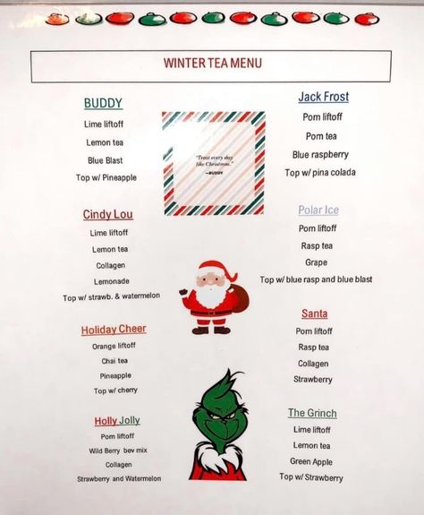 Christmas Mega Teas, New Years Loaded Tea, Winter Herbalife Shakes, Winter Herbalife Tea Recipes, Winter Loaded Tea Recipes, Christmas Herbalife Tea Recipes, Winter Herbalife Teas, Christmas Loaded Tea Recipes, Herbalife Christmas Shake Recipes