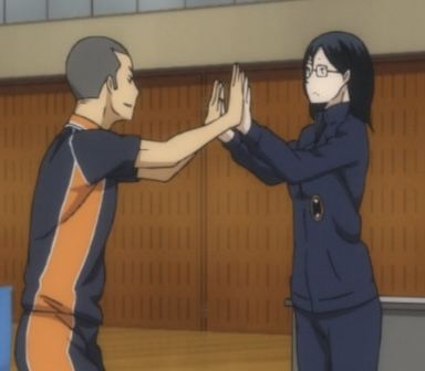 Tanaka And Kiyoko, Haikyuu Kiyoko, Kiyoko Shimizu, Haikyuu 3, Haikyuu Anime, Haikyu!!, Anime Films, Fan Art, Anime