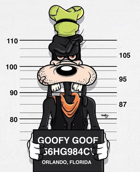 mebzart Studio on Instagram: “Bad Guys / Goofy Goof #prison #goofy #disney #illustrator #illustration #vector #vectorart #art #cartoon #mebzart #badguys” Punk Disney Princesses, Dope Cartoons, Punk Disney, Walt Disney Characters, Goofy Drawing, Mickey Mouse Art, Dark Disney, Twisted Disney, Dope Cartoon Art