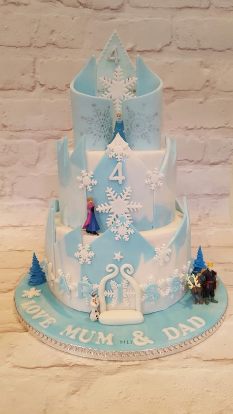 2 tier frozen birthday cake 2 Tier Frozen Birthday Cake, Frozen Cake Designs, Elsa Birthday Cake, Frozen Birthday Party Cake, Quotes Outdoors, Frozen Themed Birthday Cake, Elsa Cake Frozen, Premium Cake, Frozen Theme Cake