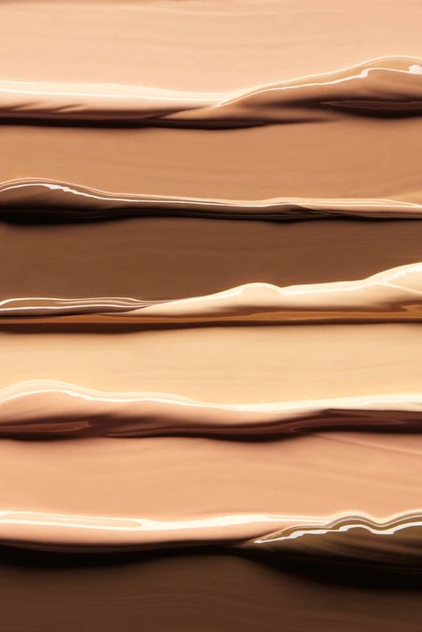 Macro closeup texture of glossy makeup concealers from a beauty products in various skin tones By Ian Oliver Walsh Still Life Photographer London | BEAUTY Foundation Swatches, Makeup Portfolio, Glossy Makeup, Iconic London, Concealer Makeup, Foundation Colors, Still Life Photographers, Makeup Concealer, Cream Silk