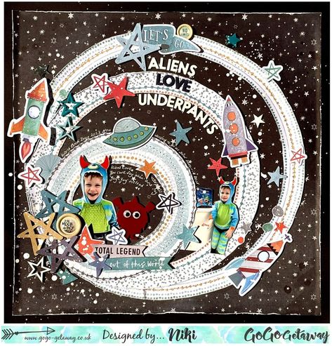 Circle Scrapbook, Scrapbook Bebe, Boy Scrapbook Layouts, Scrapbook Inspo, Project Life Scrapbook, Cute Scrapbooks, Kiwi Lane, Colour Challenge, Yearbook Themes