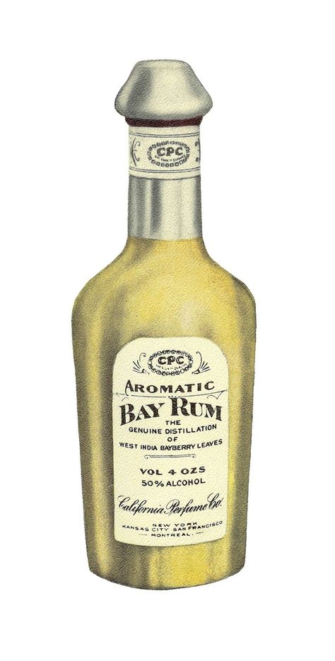 Vintage Liquor Bottles, Rum Bottle, Bay Rum, Liquor Bottles, Vintage Artwork, Vintage Pictures, Whiskey Bottle, Liquor, Rum