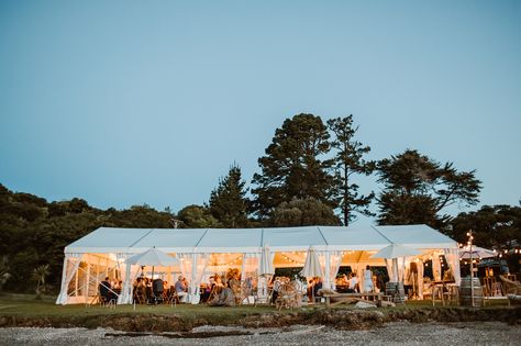 Marquee wedding venue, Waiheke Island. Beach wedding. Honeymoon Bay. MY WAIHEKE photo: Frank & Peggy www.mywaiheke.co.nz Beach Wedding Marquee, Aimee Preston, Island Beach Wedding, Waiheke Island, 2025 Wedding, Wedding Honeymoon, Marquee Wedding, Wedding Goals, Island Beach