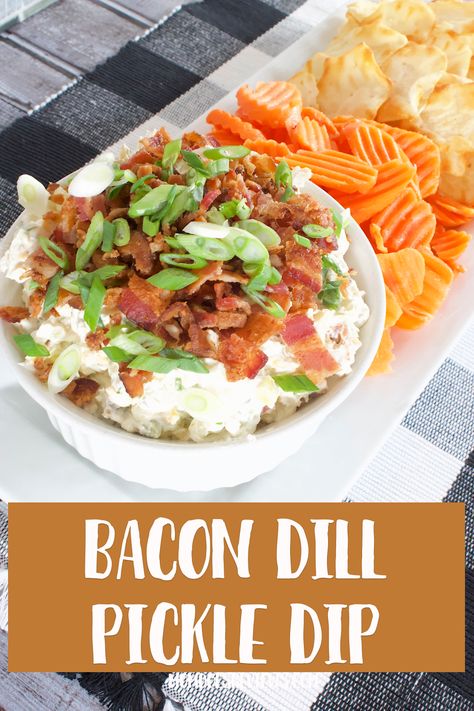 Keto Dill Pickle Dip, Savory Cheesecakes, Dill Pickle Dip Recipe, Pickle Dip Recipe, Bacon Dip Recipes, Cheesy Bacon Dip, Keto Favorites, Dill Pickle Dip, Bacon Dishes