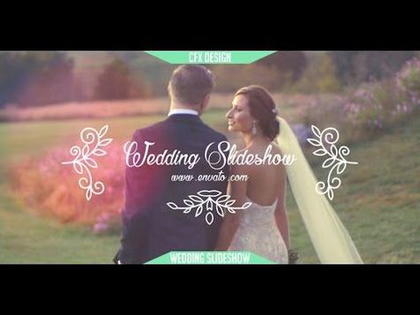 Wedding Slideshow | After Effects template Wedding Slideshow Template, Wedding Slideshow, Wedding Titles, Rental Wedding Dresses, Wedding Photography Tips, 50th Wedding Anniversary, 50th Wedding, Wedding Videographer, Wedding Memorial