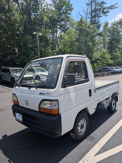 Our "New" Kei Truck - Finding Silver Pennies Kei Car Modified, Japanese Kei Car, Kei Truck Camper, Kei Mini Trucks, Honda Acty, Kei Truck, Kei Car, New Honda, Mini Trucks