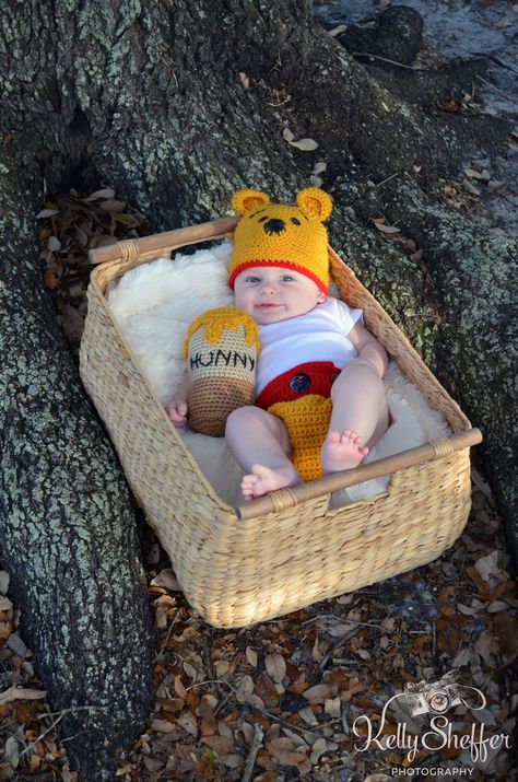 Winnie The Pooh Monthly Pictures, Winnie The Pooh Baby Pictures, Winnie The Pooh Baby Photo Shoot, Winnie The Pooh Newborn Pictures, Winnie The Pooh Photoshoot, Pooh Photo Shoot, Winnie The Pooh Photo Shoot, Baby Theme Photoshoot, Winnie The Pooh Milestone