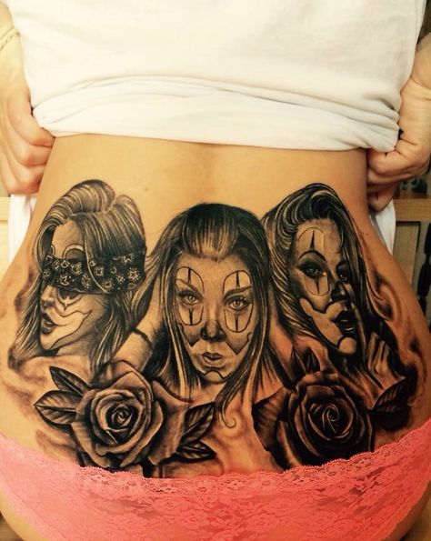 Amazing tattoo  See no evil hear no evil speak no evil See No Evil Speak No Evil Tattoo Woman, Hear No Evil See No Evil Tattoo Women, See No Evil Speak No Evil Tattoo, Hear No Evil See No Evil Tattoo, Speak No Evil Tattoo, No Evil Tattoo, Evil Clown Tattoos, Evil Tattoo, Chicano Style