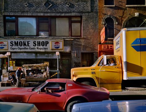 Urban color: New York and Chicago in the 70s and 80s – in pictures La Jolla California, New Retro Wave, Street New York, Lower Manhattan, City Scene, Great Photographers, Cars And Trucks, Colour Photograph, La Jolla