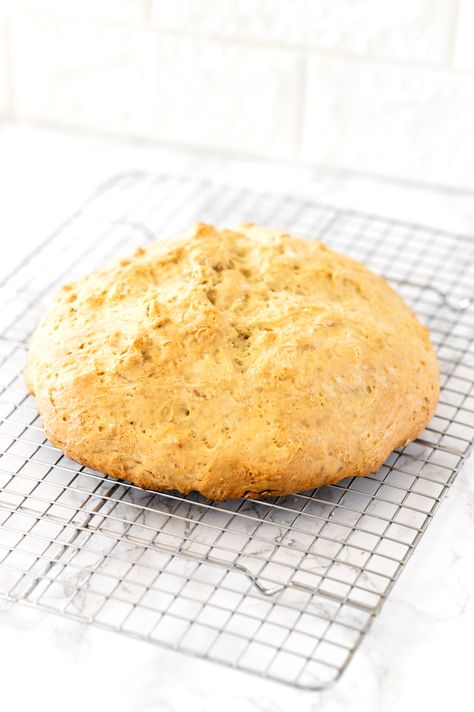 This dairy free Irish soda bread is made without buttermilk. It still has a delicious flavor and a perfect crumb. #thetasteofkosher #dairyfree #sodabread #bread Dairy Free Irish Soda Bread, Soda Bread Without Buttermilk, Buttermilk Alternative, Sour Milk, Dairy Free Recipes Easy, Irish Soda, Irish Soda Bread, Kosher Recipes, Yeast Bread