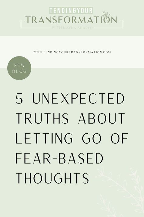 You've identified that you have limiting beliefs and are trying your best to change your mindset and focus on more positive thoughts! But those pesky fear-based thoughts keep popping up and you don't know if you're making any progress at all. Check out 5 Unexpected Truths About Letting Go of Fear at tendingyourtransformation.com and find out what you may be missing! #limitingbeliefs #fear #selfgrowth #personaldevelopment #lifelessons #lettinggo #spirituality Letting Go Of Fear, Trying Your Best, About Letting Go, Life Changing Decisions, What Really Happened, Keep Pushing, Change Your Mindset, Expressing Gratitude, Limiting Beliefs