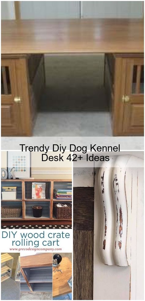 Trendy Diy Dog Kennel Desk 42+ Ideas,  #Desk #DIY #dog #Ideas #kennel #Trendy Check more at http://rsndiy7.arnavutkoytemizlik.com/trendy-diy-dog-kennel-desk-42-ideas/ Dog Kennel Desk, Shade For Dogs, Big Dog Kennels, Trendy Desk, Dog Crate End Table, Crate End Tables, Dog Kennel Cover, Kennel Cover, Dog Kennel Furniture