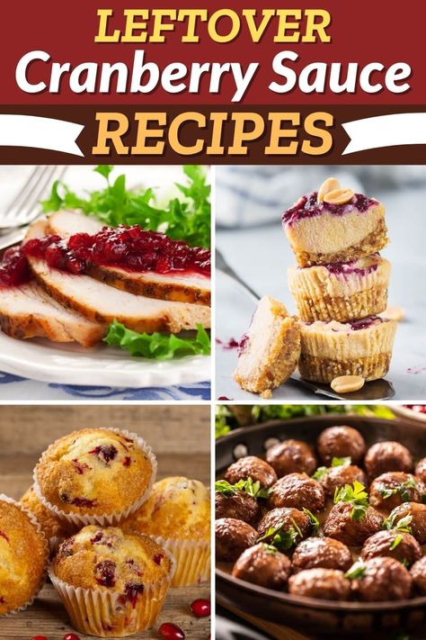 Try these 25 leftover cranberry sauce recipes to breathe new life into a festive favorite. Between the muffins and meatballs, you'll want to make extra on purpose. What To Do With Leftover Cranberry Relish, Recipes With Leftover Cranberry Sauce, Recipes Using Leftover Cranberry Sauce, Cranberry Sauce Leftovers, What To Do With Leftover Cranberry Sauce, Leftover Cranberry Sauce Recipes Ideas, Cranberry Leftover Recipes, Cranberry Sauce Leftover Recipes, Leftover Cranberry Sauce Recipes