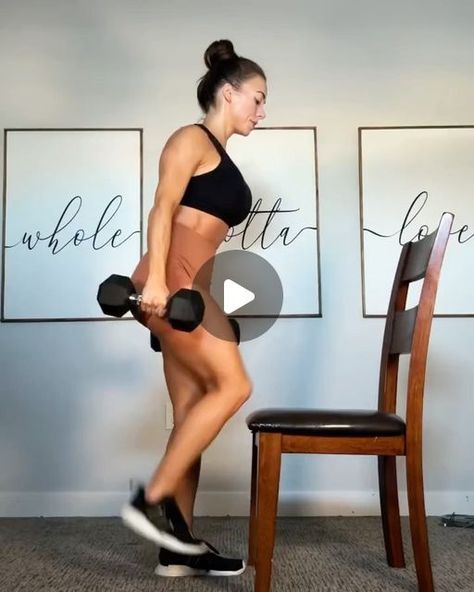 Dumbbell Step Up Exercise, Dumbell Step Up, Dumbbell Step Up, Dumbbell Push Press, Overhead Press Dumbell, Gym Weights Workout, Standing Overhead Dumbbell Press, Jumping Lunges, Tricep Kickback