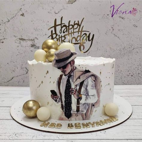 Birthday Cake For Brother, Cake Decorating Tutorials Videos, Cinderella Birthday Cake, Birthday Drip Cake, Cake Designs For Boy, Cake Design For Men, Modern Birthday Cakes, Birthday Cake For Husband, Cake For Husband