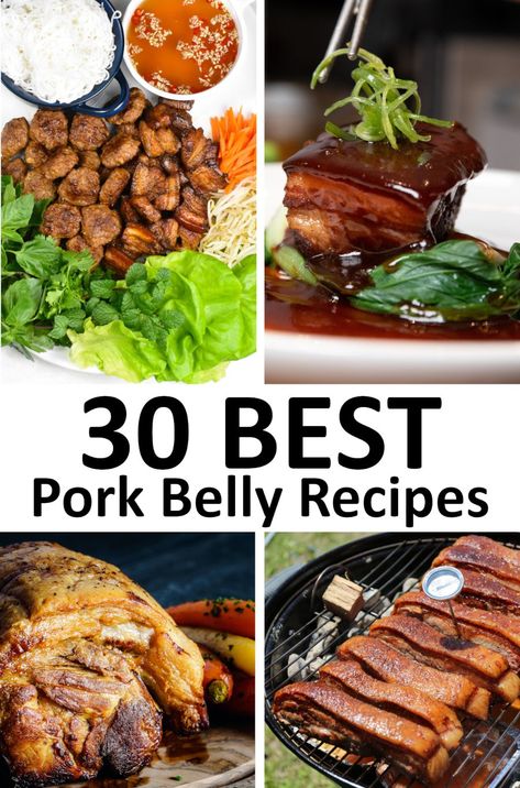 Easy Korean Pork Belly Recipes, Pork Stomach Recipes, Twice Cooked Pork Belly, Recipes Using Pork Belly, What To Do With Pork Belly, Tender Pork Belly Recipes, Slow Cooker Pork Belly Recipes, Slow Cooked Pork Belly, How To Cook Pork Belly