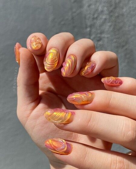 Maple Nail Art, Earthy Nail Art, Autumn 3d Nails, Leaves Nail Art, Leaves Stickers, Autumn Nail Art, Stylish Nail Art, Navy Nails, Autumn Nail