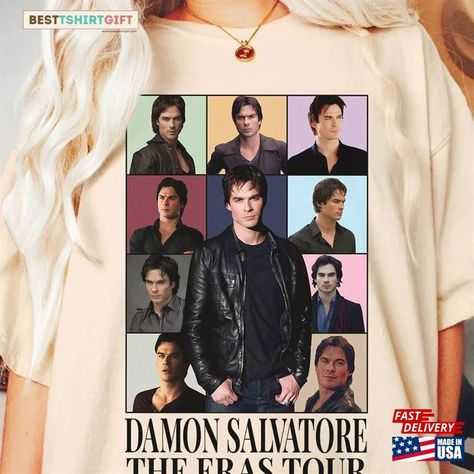 The Vampire Diaries Damon Salvatore Eras Tour Shirt Sweatshirt Unisex Check more at https://besttshirtgift.com/product/the-vampire-diaries-damon-salvatore-eras-tour-shirt-sweatshirt-unisex/ The Vampire Diaries Damon Salvatore, Vampire Diaries Damon Salvatore, The Vampire Diaries Damon, Eras Tour Shirt, Vampire Diaries Damon, Mystic Falls, The Vampire Diaries, Damon Salvatore, Tour Shirt