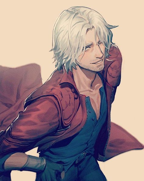 Dante Devil May Cry Fanart, Dante Dmc Fanart, Devil May Cry Fanart, Purple Cartoon Characters, Dante Fanart, Purple Cartoon, Dante Dmc, Dante Devil May Cry, Dmc 5