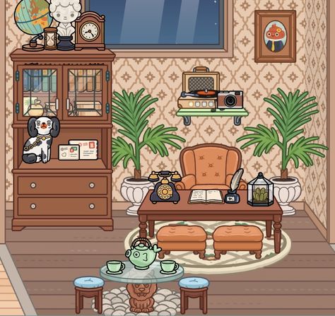 Office Toca Boca Ideas, Toca Boca Vintage House, Toca World Office Idea, Toca Boca Office Ideas Aesthetic, Toca Boca Office Ideas, Toca Rooms, World Office, Games To Play With Kids, Free House Design