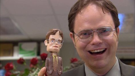 179 Likes, 0 Comments - Dwight K Schrute (@daily.pic.of.dwight) on Instagram: “Day 35: In an ideal world I would have all ten fingers on my left hand and the right one would just…” Dwight K Schrute, The Office Quotes, The Office Characters, The Office Show, Office Tv Show, Office Memes, Office Quotes, Paper People, Dunder Mifflin