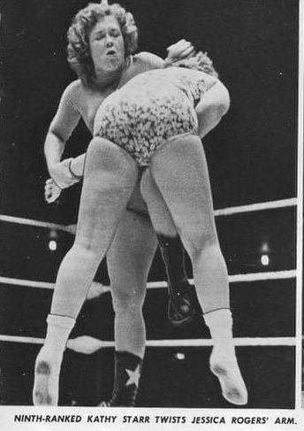 Kathy Starr; Jessica Rigers Women's Wrestling, Vintage Pinup, Female Athletes, Pro Wrestling, Vintage Ads, Bad Girl, Pointe Ballet, Ballet Shoes, Old School