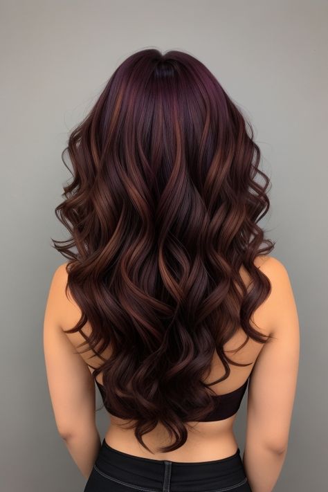 hair color ideas | hairstyles Best Colors For Short Hair, Brunette And Burgundy Hair, Balyage Short Hair Brunette Bob, Rich Cherry Chocolate Hair, Cute Hair Color Ideas For Brunettes, Subtle Vivid Hair Color Ideas, Professional Hair Color For Work, Haircolor 2024 Women Trends, Unique Brunette Hair Color Ideas