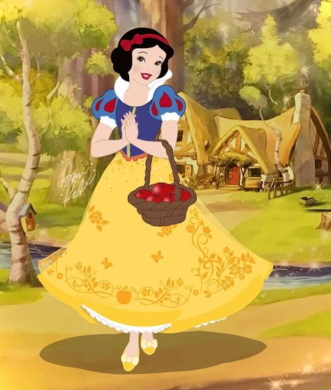 Snow White Characters, Snow White Apple, Jay Blue, Basket Of Apples, Disney Princess Snow White, Disney Princess Images, Disney Photography, Classic Cartoon Characters, Disney Princess Wallpaper