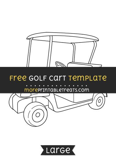 Free Golf Cart Template - Large Cardboard Golf Cart, Golf Favors, Valentines Card Holder, Fundraiser Raffle, Raffle Ideas, Homecoming Floats, Valentine Card Box, Mini Artwork, Golf Cards