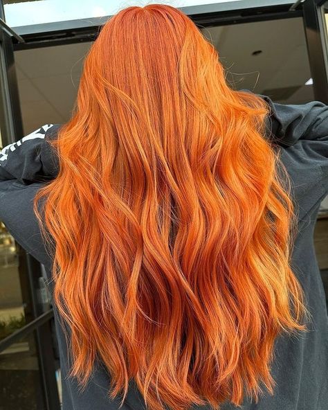 Matrix | KEEP ME COPPER 🧡 @bymadisonfrances created this breathtaking color for her client and we are living for it 🙌! With bright & bold copper… | Instagram Fun Copper Hair, Orange And Copper Hair, Bright Red Copper Hair, Bright Copper Hair Color, Bright Ginger Hair, Orange Hair Bright, Copper Orange Hair, Bright Copper Hair, Copper Red Hair