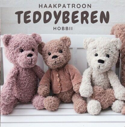 Beer Haken, Crochet Bears, Handmade Brand, Handmade Teddy, Handmade Teddy Bears, Crochet Bear, Crochet Toys Patterns, Knit Or Crochet, Stuffed Toys Patterns