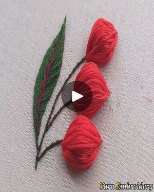 Simple Flower Embroidery, Hand Embroidery Flower Designs, Embroidery Simple, Flower Hand Embroidery, 3d Hand, Hand Embroidery Flowers, Most Beautiful Flowers, Simple Flowers, Flower Embroidery