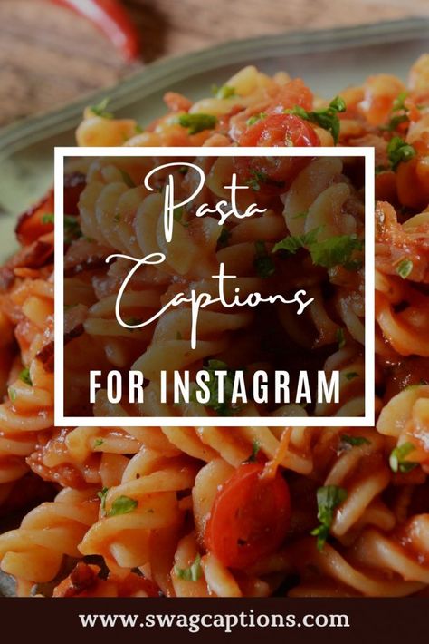 Pasta Captions Instagram, Pasta Quotes, Pasta Puns, Pasta Fazool, Colored Pasta, Of Captions, Italian Lunch, Pasta Restaurants, To Post On Instagram