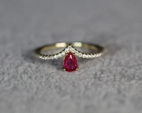 Ruby Wedding Ring, Ruby Wedding Rings, Wedding Band For Women, Moissanite Band, Unique Anniversary Gifts, Fine Gold Jewelry, Gold Color Ring, Ruby Wedding, Engraved Gifts