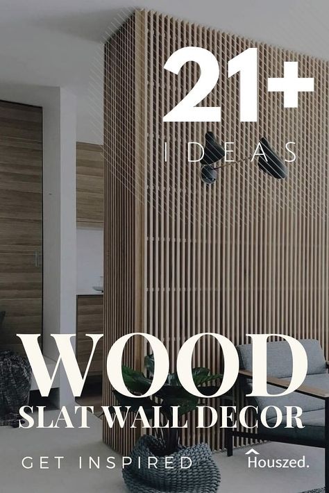 Get inspired with these wood slat wall ideas...our images will help take your design ideas to the next level. Trust Houszed... #woodslatwallideas #woodslatwalldecor #woodslatwalldesigns #woodslataccentwall #woodslatwalls #woodslatwallsinterior #slattedwoodwallpanels #woodslatwallslivingroom Wood Slate Accent Wall, Modern Wood Paneling Walls, Slats On Wall, Slat Wall Entryway, Wood Slats Accent Wall, Wall Slats Decor, Wood Wall Slats, Slat Wall Decor, Vertical Wood Slat Wall