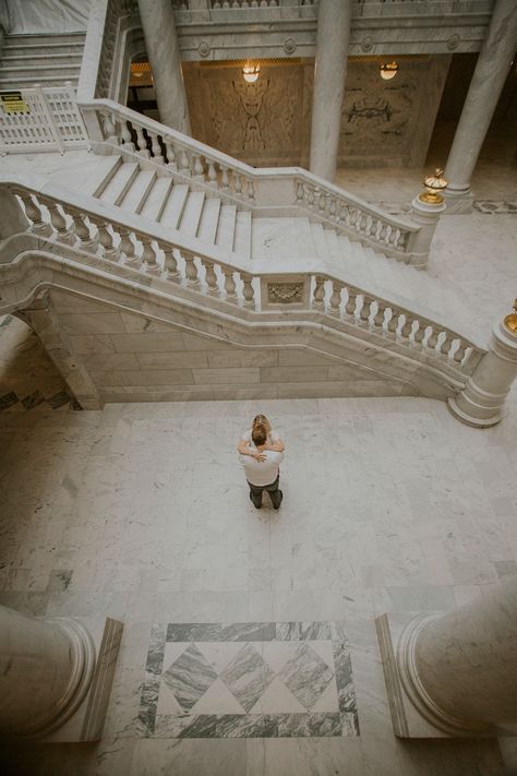 Engagement Pose and Clothing Ideas  Utah Photographer  http://wish-photo.com Engagement Photos Inside, Engagement Photos Utah, Utah State Capitol, Engagement Pose, Utah State, Engagement Poses, Capitol Building, Utah Wedding Photographers, Windy Day