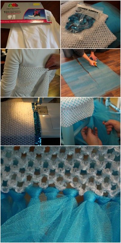 HOW TO MAKE AN EASY ELSA DRESS Dress Diy Easy, Diy Tutu Dress, Elsa Tutu, Diy Tutu Skirt, Diy Tutus, No Sew Tutu, Tutu Tutorial, Diy Tulle, Elsa Costume