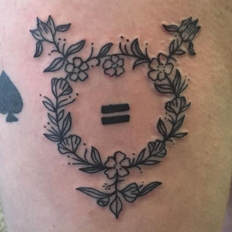 Floral Transgender Symbol by Matt Wolf at Electric Hand Tattoo in Nashville Transgender Tattoo Ideas, Transgender Tattoo, Transgender Symbol, Gay Tattoo, Pride Tattoo, Nerd Tattoo, Symbol Tattoo, Tattoo Sleeves, Symbol Tattoos