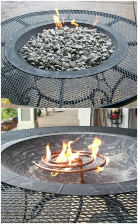 30 Brilliantly Easy DIY Fire Pits To Enhance Your Outdoors - DIY & Crafts Menorca House, Outdoor Fire Pit Diy, Diy Propane Fire Pit, Diy Fire Pits, Homemade Fire Pit, Tabletop Fire Bowl, Pit Bbq, Brick Fire Pit, Fire Pit Ideas