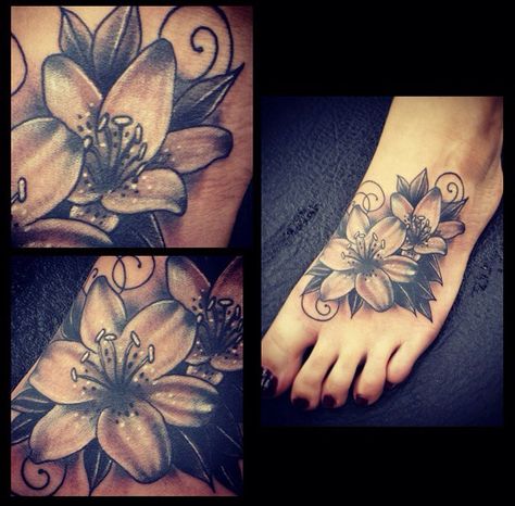 Lilly Cover Up Tattoos For Women, Ankle Flower Tattoo Cover Up, Flower Tattoos Ankle Cover Up, Cover Up Foot Tattoos For Women, Foot Tattoo Cover Up Ideas For Women, Cover Up Tattoos For Women Before And After, Women’s Ankle Tattoo Cover Up, Foot Tattoo Cover Up Ideas, Foot Cover Up Tattoos For Women