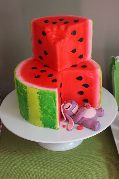 Watermelon Birthday Cake Ideas, Watermelon Shaped Cake, Watermelon Theme Cake, Watermelon Cake Design, Watermelon Themed Birthday Party, Watermelon Birthday Cake, Watermelon Cake Pops, Watermelon Birthday Party Theme, Watermelon Cakes